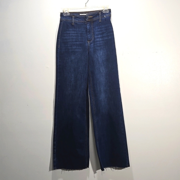 Denim - OAT New York Women's Wide-Leg Blue Jeans 25W